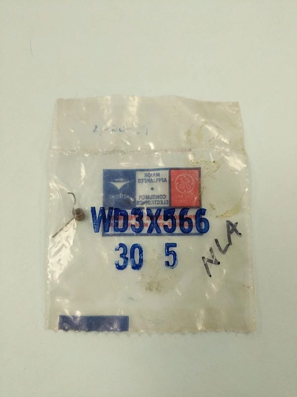 WD3X566 - OEM GE DISHWASHER SPRING IN ORIGINAL PACKAGING - NLA