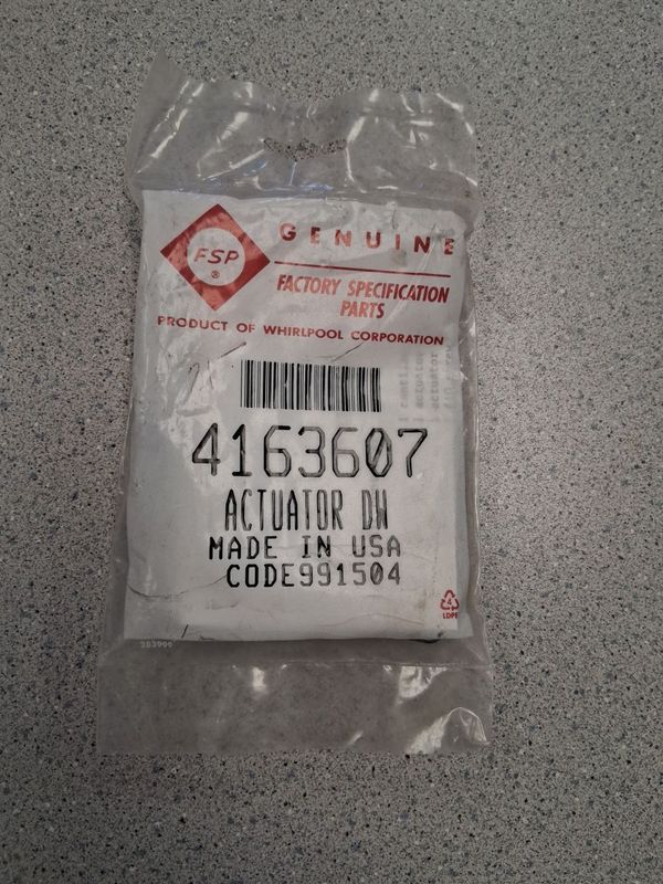 4163607 - WHILPOOL ACTUATOR - NLA