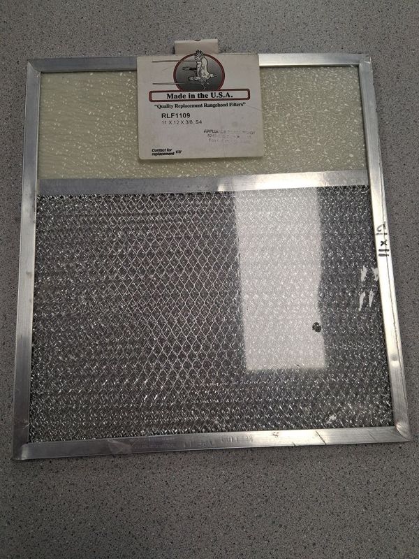 RLF1109 - Aluminum Range Hood Filter With Lens 11X12X 3/8