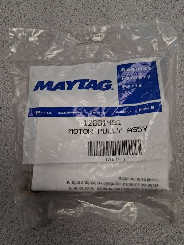 12001491 - MAYTAG DRYER MOTE R PULLEY - NLA