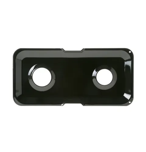WB49K11 - RANGE BURNER RIGHT DOUBLE BLACK DRIP PAN - NLA