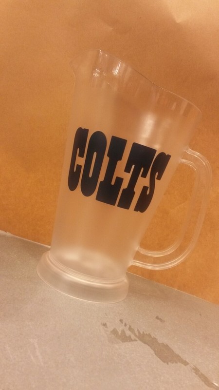 Indianapolis Colts Plastic Pitchers
