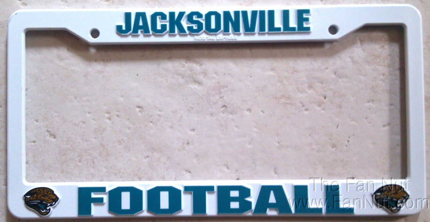 Jacksonville Jaguars Plastic License Plate Cover