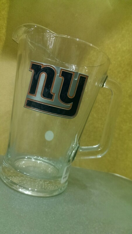 NY Giants Glass Pitchers