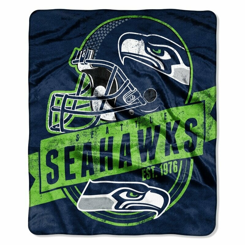 Seattle Seahawks Royal Plush Blanket