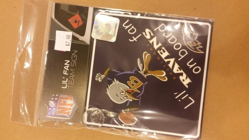 Baltimore Ravens Lil Fan Sign