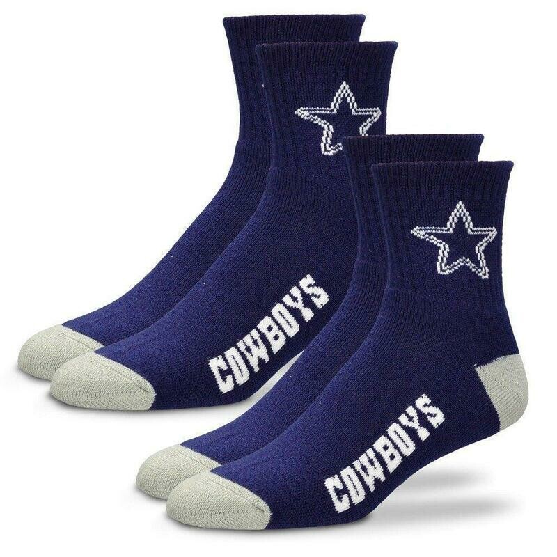 Dallas Cowboys Blue Ankle Socks (L)