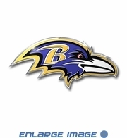 Baltimore Ravens Color Automotive Emblem