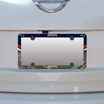 New England Patriots Stadium Plastic License Plate Cover
