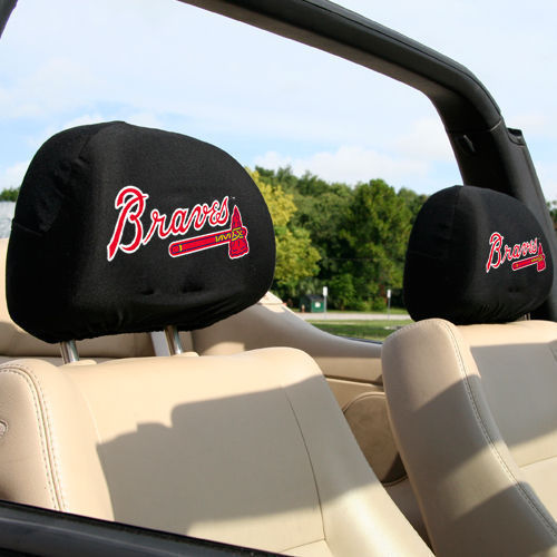 Atlanta Braves Headrest Cover