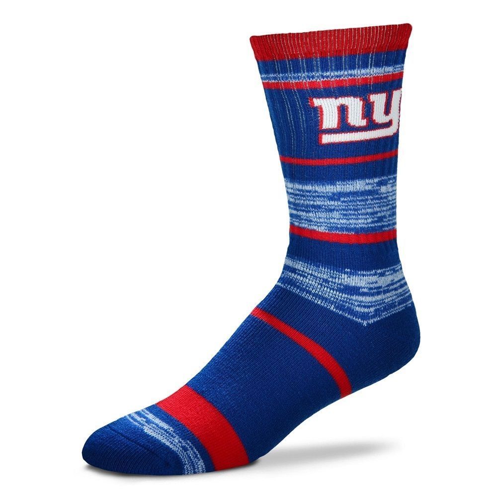 New York Giants Stripe Crew Socks