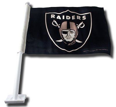 Oakland Raiders Car Flag