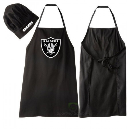 Oakland Raiders Team Apron &amp; Chef Hat