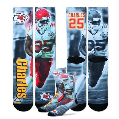 Kansas City Chiefs Jamaal Charles Player Socks