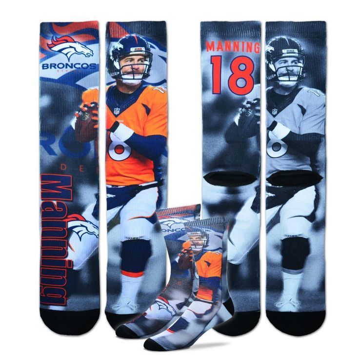 Denver Broncos Peyton Manning Player Socks