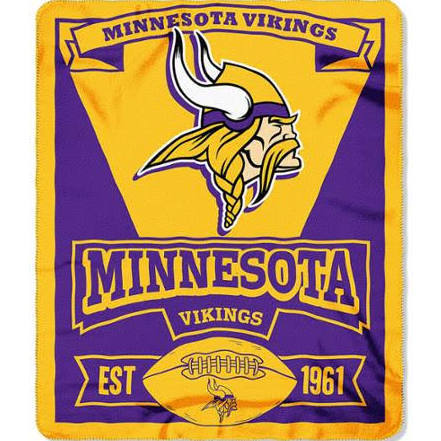 Minnesota Vikings Fleece Throw
