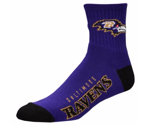 Baltimore Ravens Ankle Socks (L)