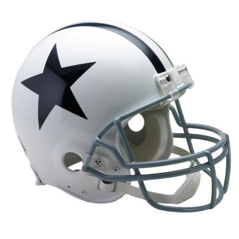 Dallas Cowboys White Mini Helmet