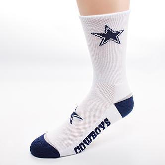 Dallas Cowboys White Logo Ankle Socks