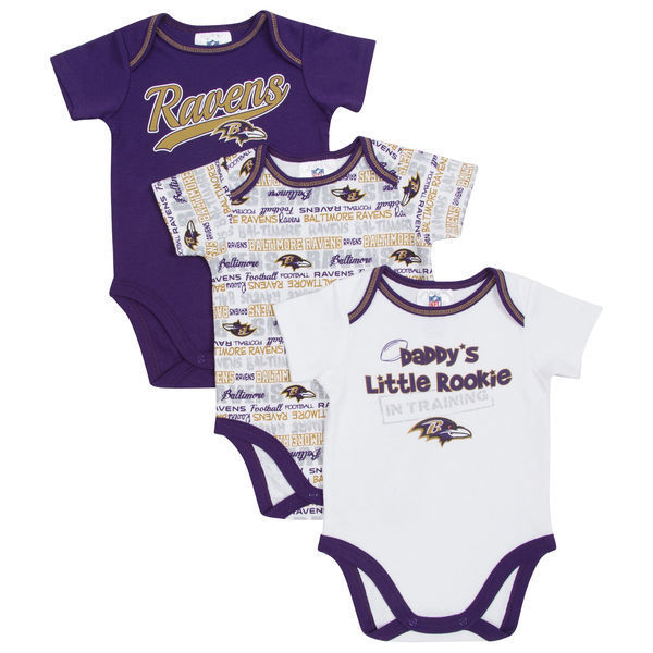 Baltimore Ravens 3pc Baby set