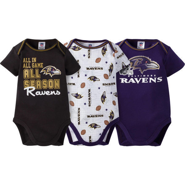 Baltimore Ravens 3pc Baby Set