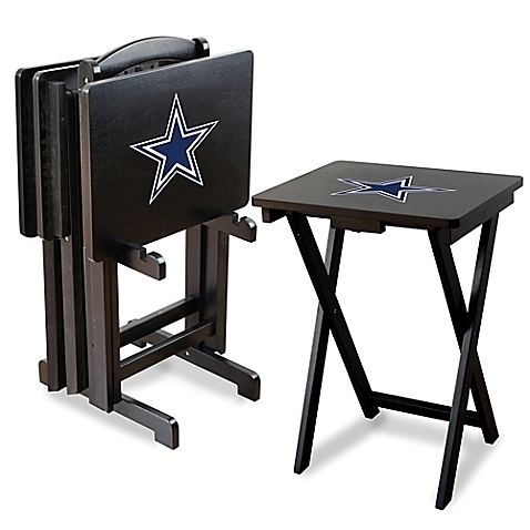 Dallas Cowboys Trays W/Stand