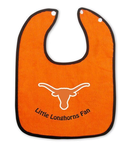 Texas Longhorns Baby Bib
