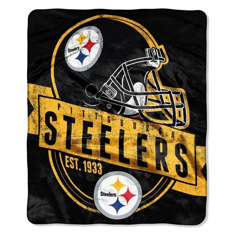 Pittsburgh Steelers Royal Plush Blanket