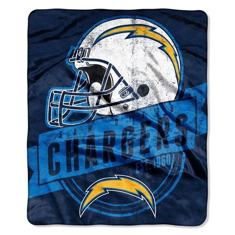 San Diego Chargers Royal Plush Blanket