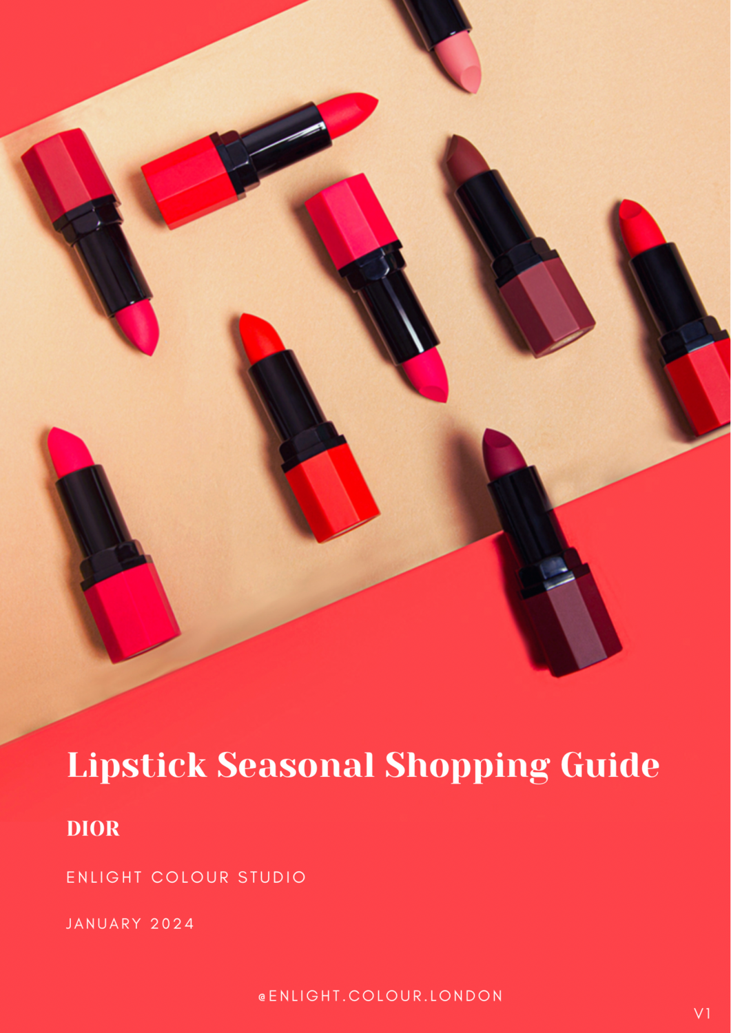 Lipstick Seasonal Shopping Guide (Dior shades)