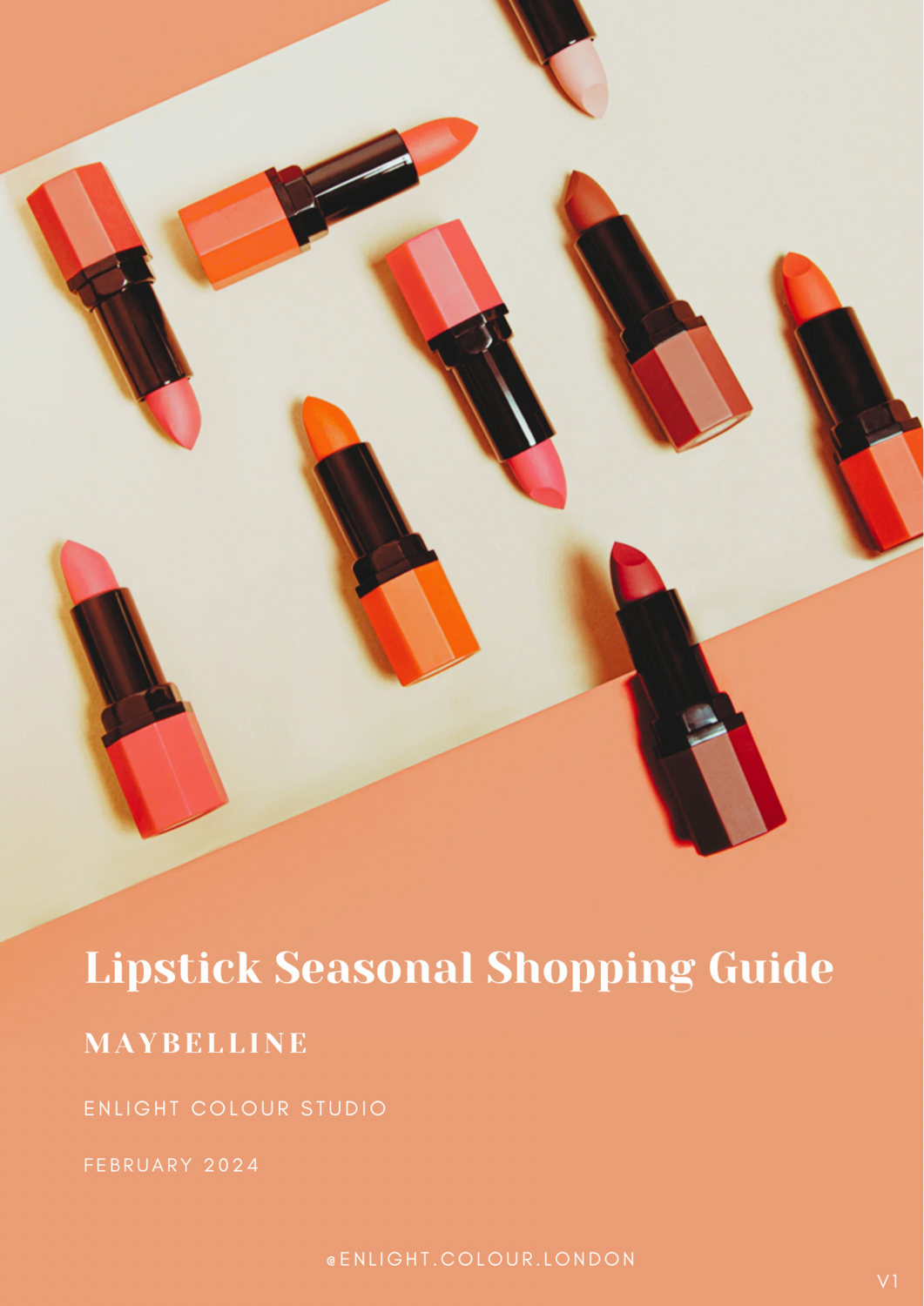 Lipstick Seasonal Shopping Guide (Maybelline shades)