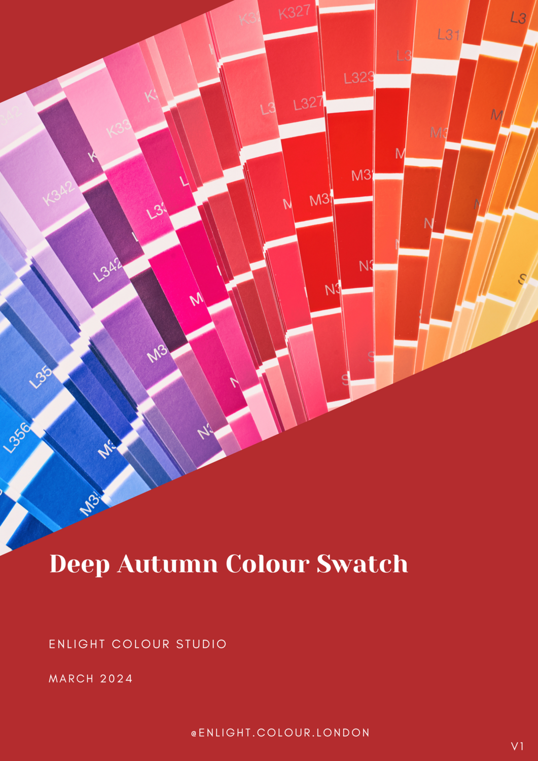Deep Autumn Digital Colour Swatch