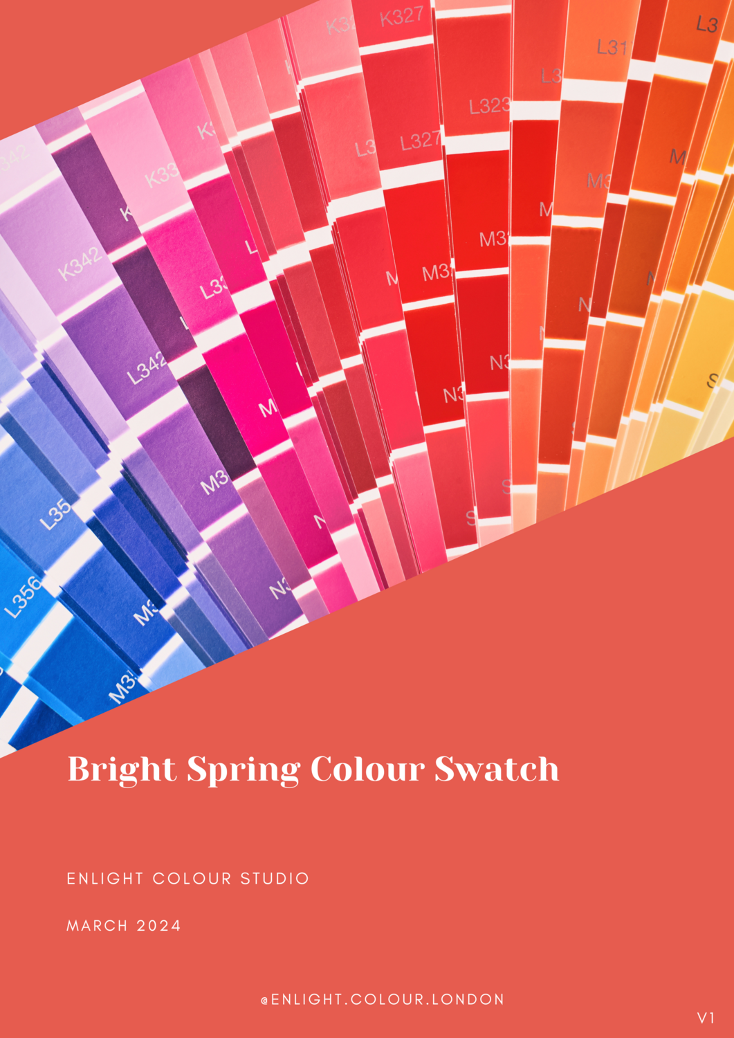 Bright Spring Digital Colour Swatch
