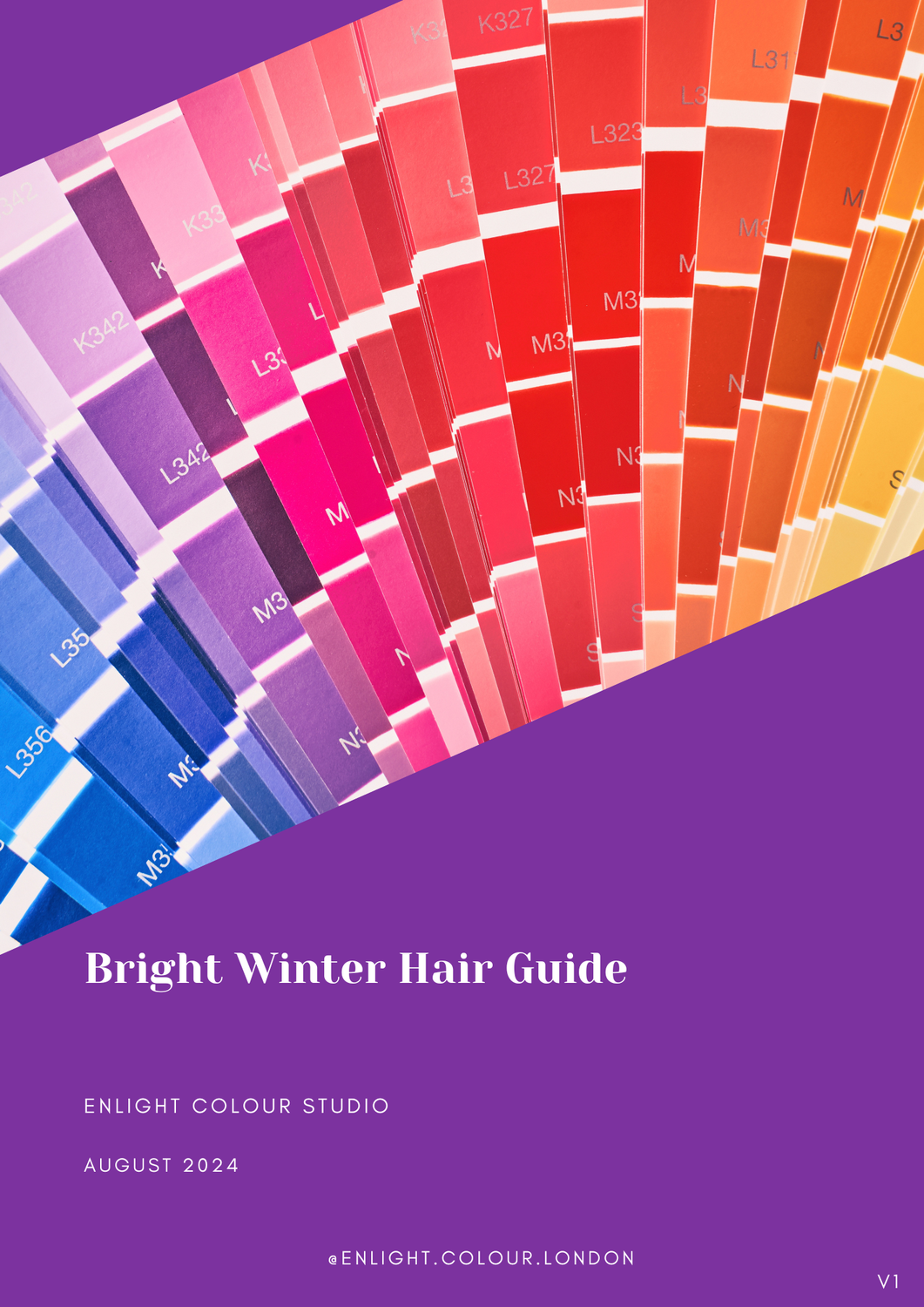 Bright Winter Hair Guide
