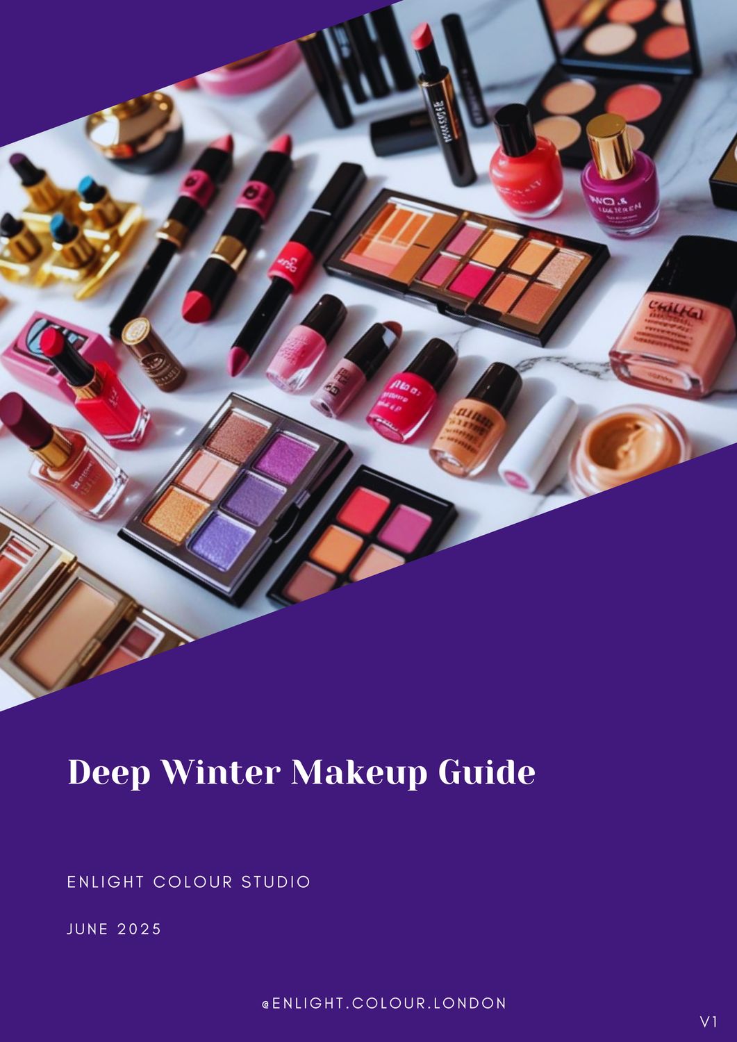 Deep Winter Makeup Guide