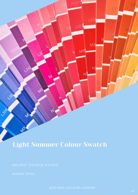 Light Summer Digital Colour Guide