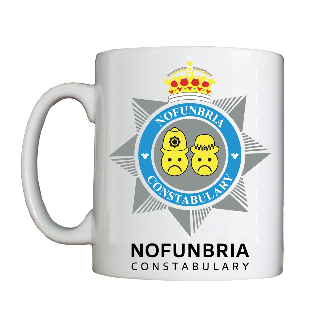 Personalised 'NoFunBria Constabulary' Drinking Vessel