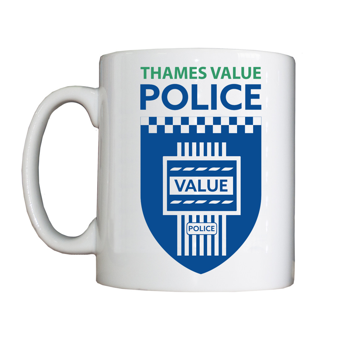 Personalised 'Thames Value Police' Drinking Vessel