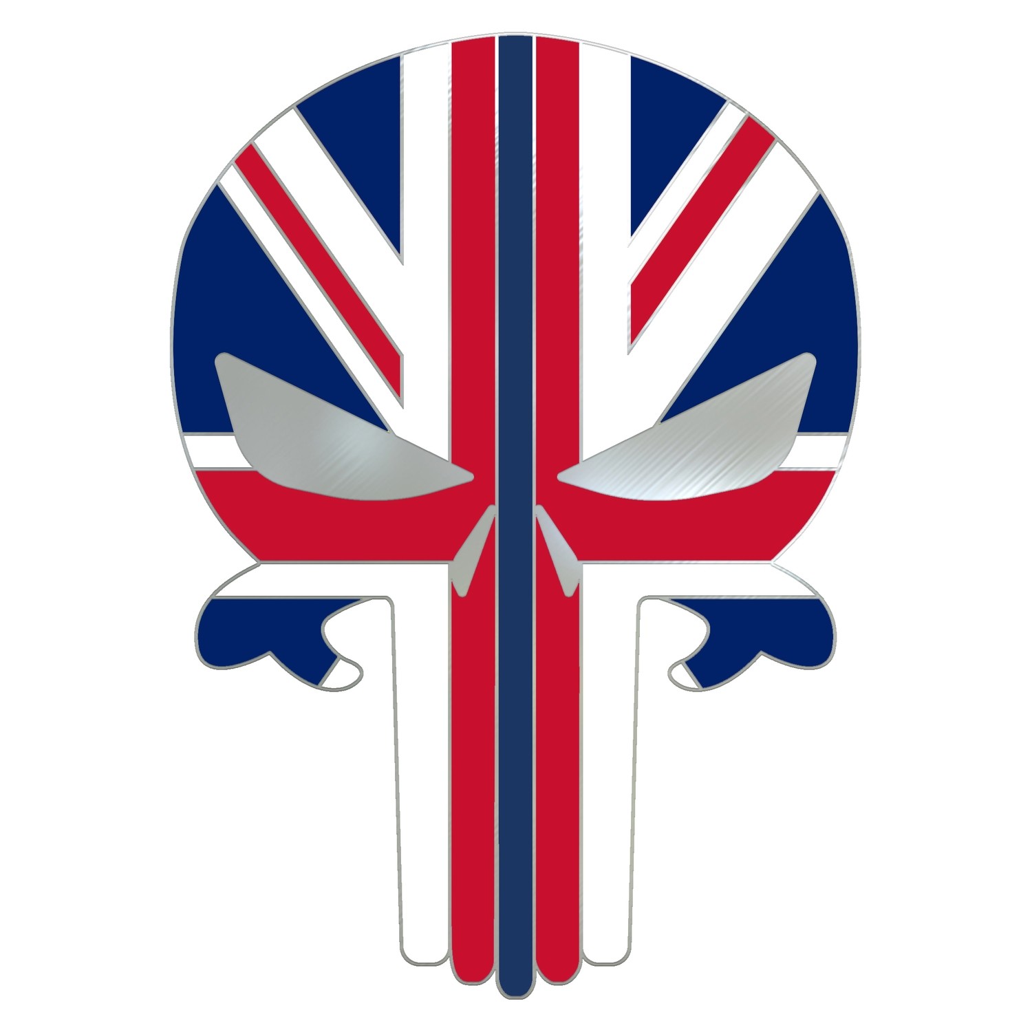 Limited Edition Union Flag 'Punisher Bull' Pin Badge