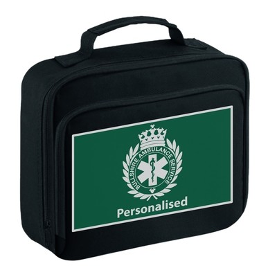 Personalised 'Bullshire Ambulance Service' Lunch Bag