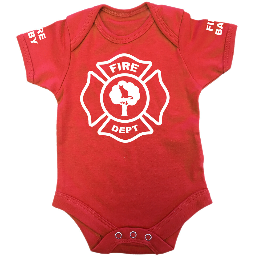 Personalised 'Fire Baby' Baby Grow