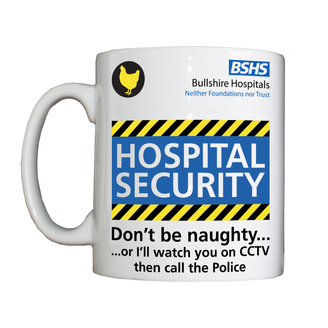 Personalised 'Hospital Security' Drinking Vessel
