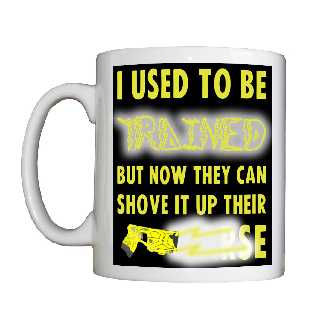 Personalised 'Ex-Bzzz Trained' Drinking Vessel