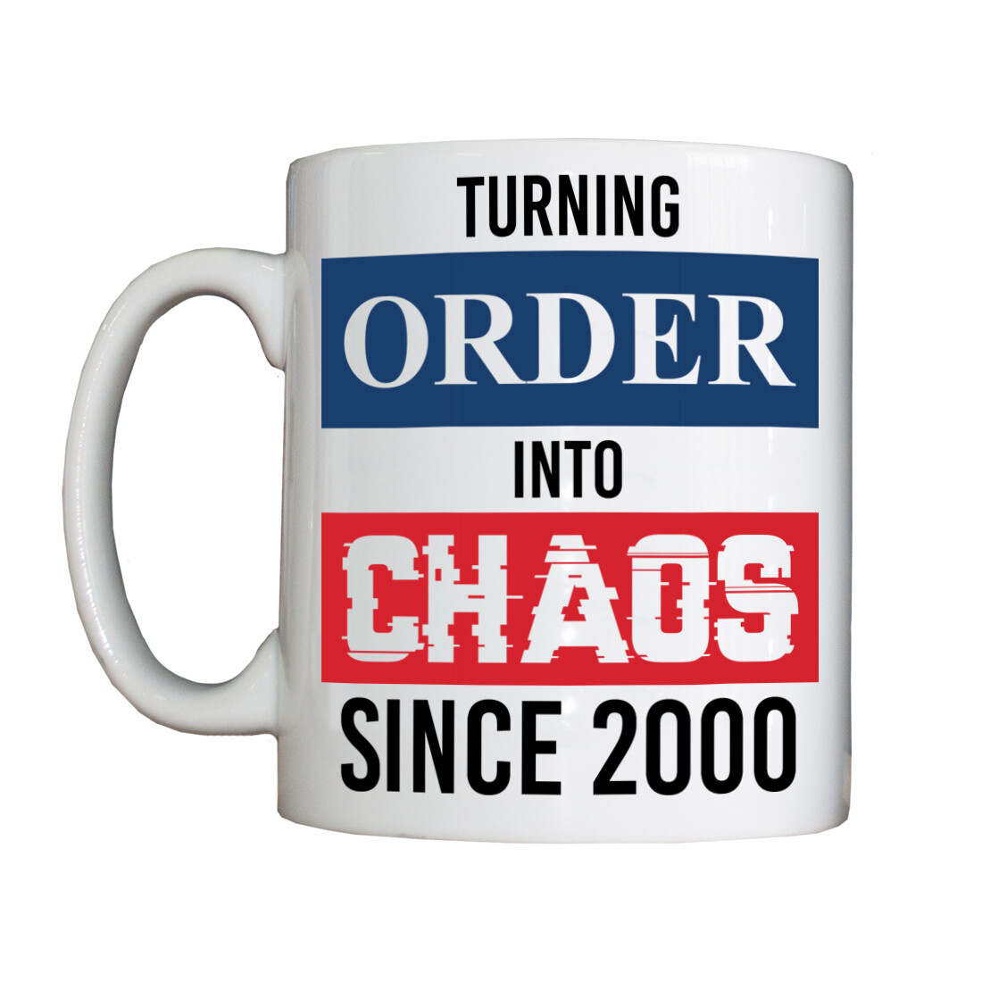 Personalised 'Order Into Chaos' Drinking Vessel