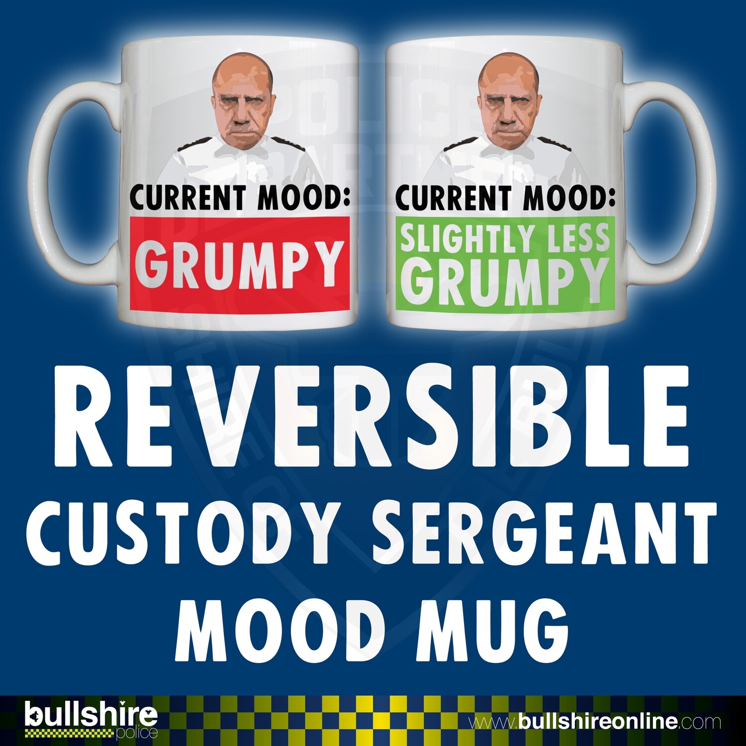 Reversible/Personalised 'Custody Sergeant Mood' Drinking Vessel