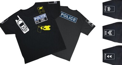 Children's POLICE' Shirt - ANY RANK