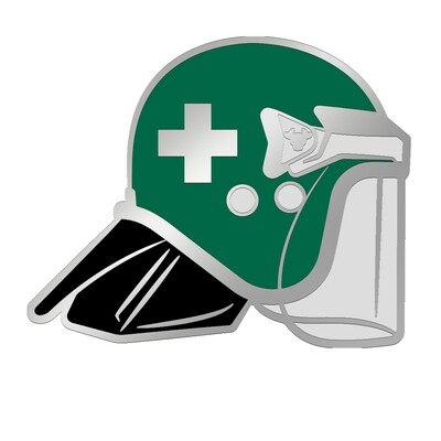 Medic BullHat Pin Badge