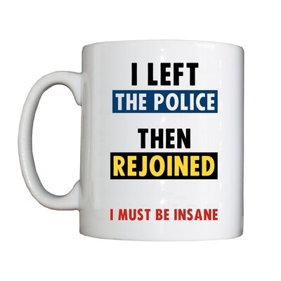 Personalised 'Left then Rejoined' Drinking Vessel