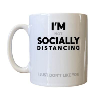 Personalised 'I'm (Not) Socially Distancing' Drinking Vessel