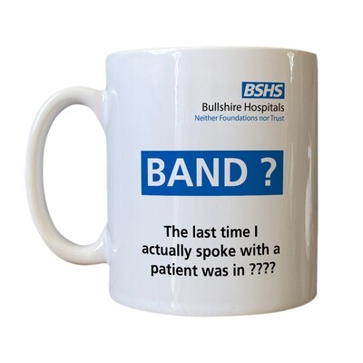 Personalised 'Nursing Manager Band' Drinking Vessel
